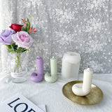 Twist Candle Silicone Mold DIY Character Scented Candle Soap Home Decoration