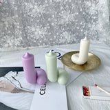 Twist Candle Silicone Mold DIY Character Scented Candle Soap Home Decoration