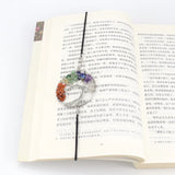 Tree Of Life Elastic Rope Bookmark Braid Silver Reiki Mineral Rock Crystal