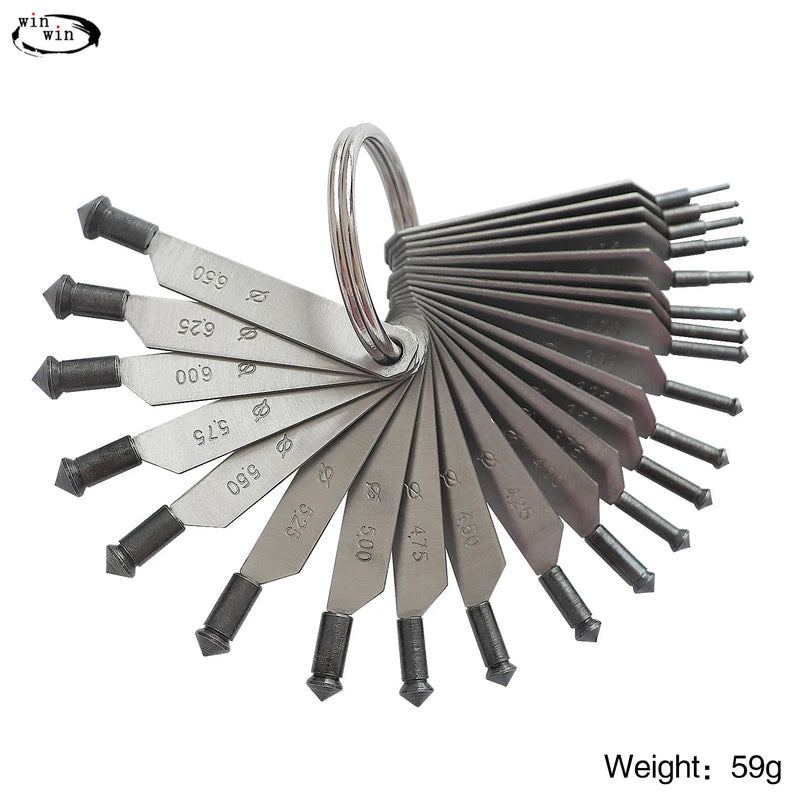 Berbem 1.0-6.5mm Stone Mixing Jewelry Measuring Tool