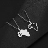 Berber Africa Necklace For Women Stainless Steel Choker Charm Collar Jewelry