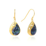 925 Sterling Silver Abalone Shell Pearl Earrings Gift for Women
