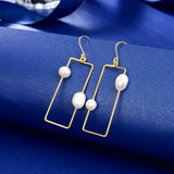 925 Silver Pearl Earrings for Women, Girls