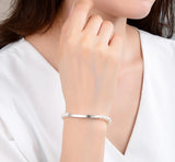 925 Silver Freshwater Pearl Bracelet for Women & Girls