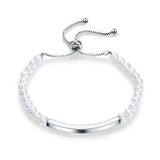 925 Silver Freshwater Pearl Bracelet for Women & Girls