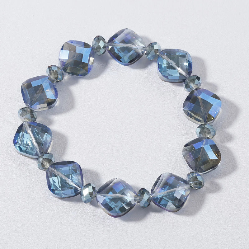 Faceted Crystal Stretch Bracelets - Party Jewelry