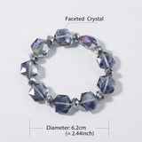 Faceted Crystal Stretch Bracelets - Party Jewelry