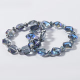Faceted Crystal Stretch Bracelets - Party Jewelry