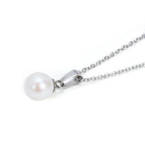 Natural Freshwater Cultured Rice Oval Pearl Necklace For Women/Girls