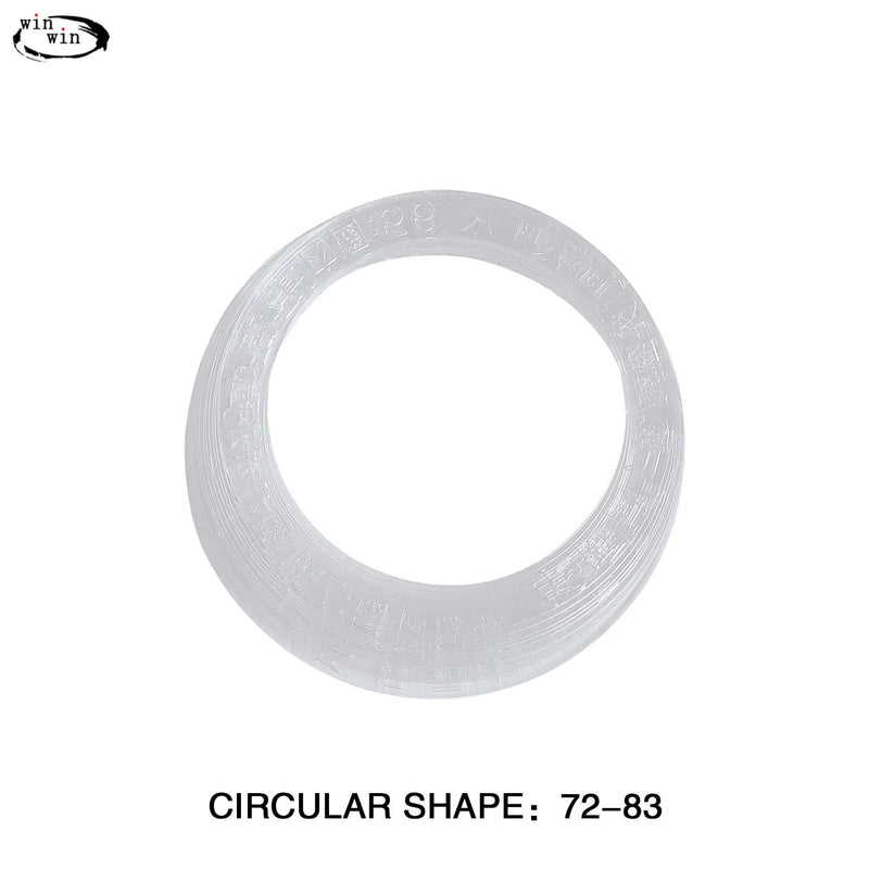 Berkem 12/13Pcs Bracelet Drawing Measuring Circle Oval Ring Measuring