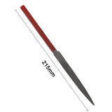Berkem Red-Handle Half Round File Jewelry Shaping File