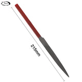 Berkem Red-Handle Half Round File Jewelry Shaping File