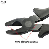 Berkem Flat Nose Wire Drawing Pliers with Screws