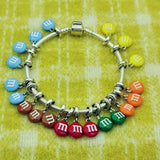 925 Sterling Silver Cartoon Bean Dangle Beads Charms for Bracelet