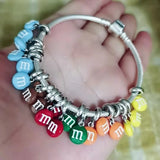 925 Sterling Silver Cartoon Bean Dangle Beads Charms for Bracelet