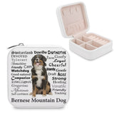 Bernese Mt. Dog Traits Jewelry Storage Box Earrings Ring Pendant Display