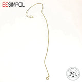 925 Silver Snake Chain Bracelet for Women 7.5"