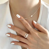 925 Silver Pearl Necklace Choker for Women Fine Jewellery