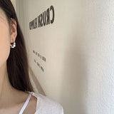 925 Silver Star Hoop Earrings Tassel Earrings Fine Jewelry