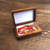 Walnut Jewellery Storage Display Souvenir