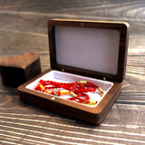 Walnut Jewellery Storage Display Souvenir