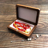 Walnut Jewellery Storage Display Souvenir