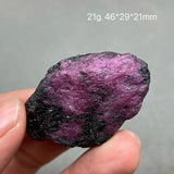 100% Natural Myanmar Fluorescent Ruby Rough Mineral Stones Healing Crystals