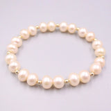 9.5-10mm Freshwater Pearl Bracelet Lucky Gift Bangle