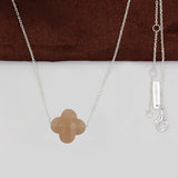 925 Silver Crystal Necklace Women Gift N028