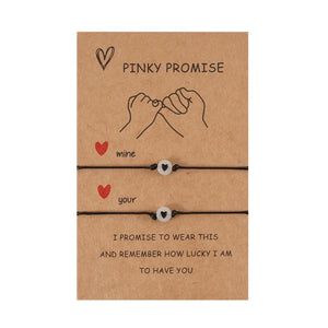 Glow-in-Dark Friendship Bracelets with Cards - BFF Matching Bracelets