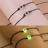 Glow-in-Dark Friendship Bracelets with Cards - BFF Matching Bracelets