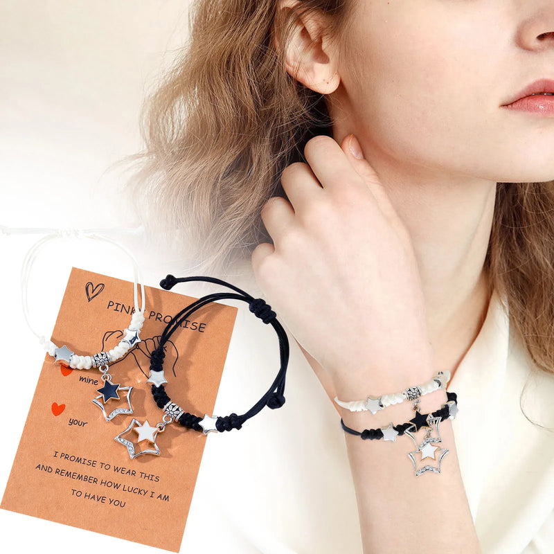 Star & Rope Bracelets Set for Women