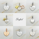925 Silver Mum Heart Charm Pendant for Bracelet, Gift for Women Girls