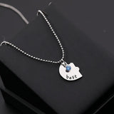 BFF Necklaces broken heart Necklace for 3 friends