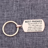 Stainless Steel Dog Tag Pendant Keychain Bag Charms Jewelry