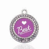 Circle Charm Heart Suspension Charms Pendants for DIY Jewelry Making