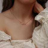 Mama Letter Pendant Necklace - Stainless Steel Plated - Gift for Mom
