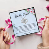 Mom Necklace Spanish Mother of the Bride Gift Heart Necklace Mom Birthday