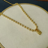 925 Silver Beads Long Necklace 14 K Jewelry Gift