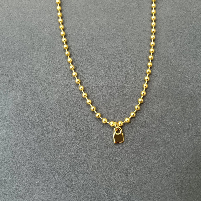 925 Silver Beads Long Necklace 14 K Jewelry Gift