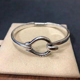 Electroplating Silver Handcuffs Bracelet Jewelry Gift