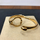Electroplating 925 Silver 14K Handcuffs Bracelet Jewelry Gift