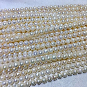 6-7mm Freshwater Pearl Necklace Tricolor