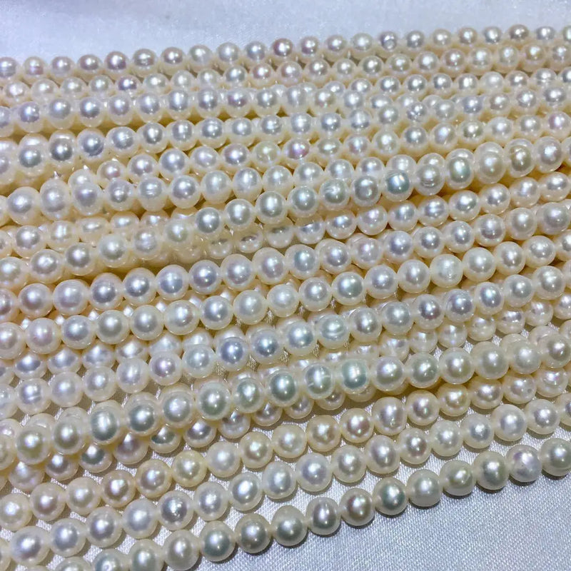 6-7mm Freshwater Pearl Necklace Tricolor