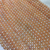 6-7mm Freshwater Pearl Necklace Tricolor