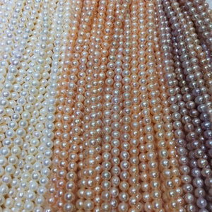 6-7mm Freshwater Pearl Necklace Tricolor