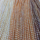 6-7mm Freshwater Pearl Necklace Tricolor
