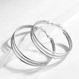 Frosted Round Star Earring Personality Wild Ear Jewelry