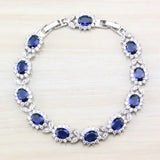 Zircon Silver Overlay Bracelet Health Jewelry For Women