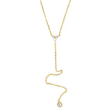 Larit Y Pendant Necklace CZ Classic Jewelry For Women